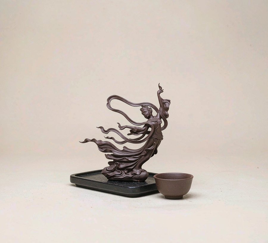 莫高窟飞天·紫砂茶宠